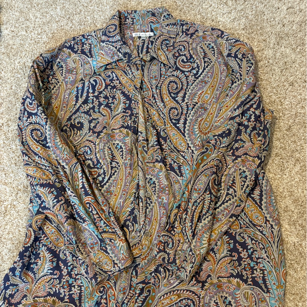 Tilley Paisley Button-Up Shirt